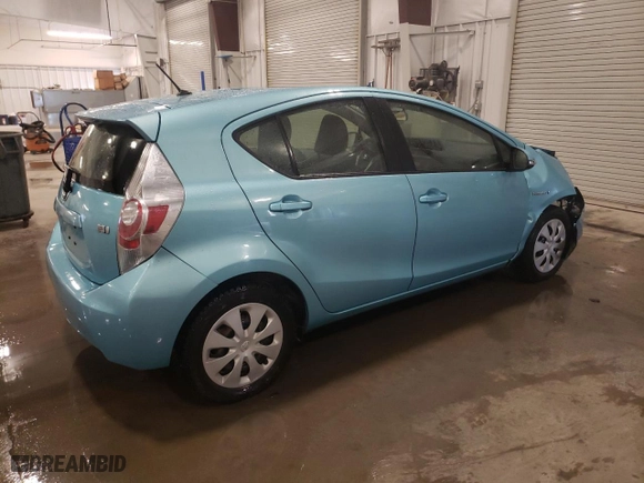 2014 Toyota Prius c One with VIN JTDKDTB30E1071349, listed as a Copart auction lot 50806015 with 86,337 mi miles and Salvage Title. Bid and sale history available at carsss.com. Image 3.