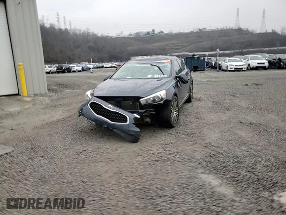2014 Kia Cadenza Premium with VIN KNALN4D77E5134637, listed as a Copart auction lot 83907434 with 141,104 mi miles and Salvage Title. Bid and sale history available at carsss.com. Image 11.