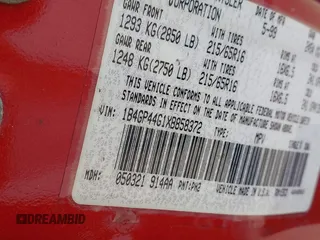 1999 Dodge Caravan SE with VIN 1B4GP44G1XB858372, listed as a IAAI auction lot 41997207 with 179,059 mi miles and . Bid and sale history available at carsss.com. Image 9.