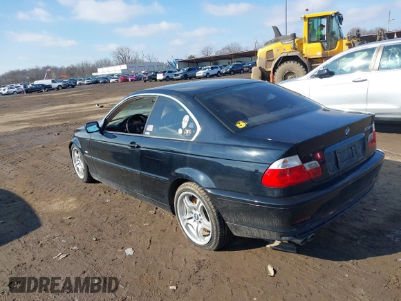 2001 BMW 3 Series 330Ci with VIN WBABN53471JU25262, listed as a IAAI auction lot 41519680 with 119,053 mi miles. Bid and sale history available at carsss.com. Image 3.