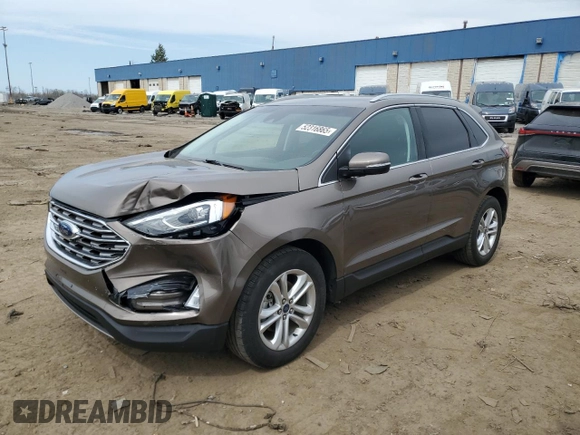 2019 Ford Edge SEL with VIN 2FMPK3J94KBC58476, listed as a Copart auction lot 52316865 with 45,950 mi miles and Clean Title. Bid and sale history available at carsss.com. Image 1.