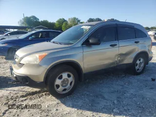 2007 Honda CR-V LX with VIN JHLRE38327C016379, listed as a Copart auction lot 52254785 with 203,502 mi miles and Salvage Title. Bid and sale history available at carsss.com. Image 1.
