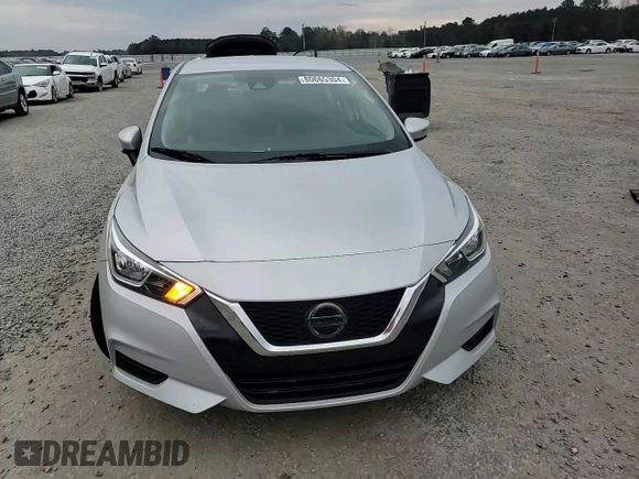 2021 Nissan Versa SV with VIN 3N1CN8EVXML868598, listed as a Copart auction lot 80665304 with 85,875 mi miles and Salvage title. Bid and sale history available at DreamBid. Image 10.