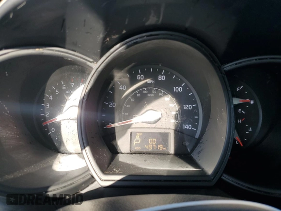 2016 Kia Rio LX with VIN KNADM4A30G6684798, listed as a Copart auction lot 54304005 with 49,719 mi miles and Salvage Title. Bid and sale history available at DreamBid. Image 9.