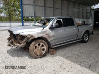 2017 Ram 1500 Laramie with VIN 1C6RR7VT9HS734233, listed as a Copart auction lot 54511735 with 143,922 mi miles and Salvage title. Bid and sale history available at DreamBid. Image 1.