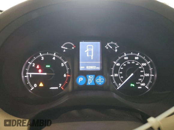 2016 Lexus GX 460 Luxury with VIN JTJJM7FX4G5137152, listed as a Copart auction lot 53772055 with 82,802 mi miles and Salvage title. Bid and sale history available at DreamBid. Image 9.