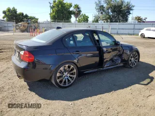 2008 BMW 3 Series M3 with VIN WBSVA93578E041621, listed as a Copart auction lot 60076213 with 196,119 mi miles and Salvage title. Bid and sale history available at DreamBid. Image 3.