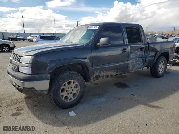 2005 Chevrolet Silverado 1500 LS with VIN 2GCEK13T051113115, listed as a Copart auction lot 48807345 with 225,006 mi miles and Salvage Title. Bid and sale history available at carsss.com. Image 1.