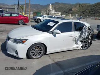 2011 Lexus CT 200h with VIN JTHKD5BH2B2015893, listed as a IAAI auction lot 42095735 with 124,619 mi miles and . Bid and sale history available at DreamBid. Image 14.