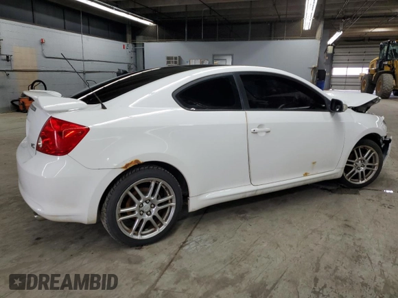 2006 Scion tC with VIN JTKDE167960140708, listed as a Copart auction lot 49496445 with 163,830 mi miles and Salvage Title. Bid and sale history available at carsss.com. Image 3.