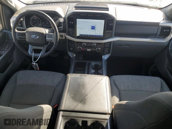 2021 Ford F-150 XL with VIN 1FTFW1CD8MFB06471, listed as a Copart auction lot 46922515 with 44,790 mi miles and Salvage title. Bid and sale history available at DreamBid. Image 8.
