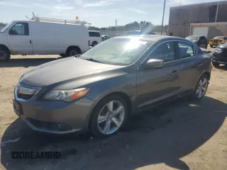2013 Acura ILX Tech Pkg with VIN 19VDE1F77DE006459, listed as a Copart auction lot 49849425 with 95,586 mi miles and Salvage Title. Bid and sale history available at carsss.com. Image 1.