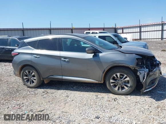 2018 Nissan Murano S with VIN 5N1AZ2MH6JN124070, listed as a IAAI auction lot 41983722 with 126,522 mi miles and . Bid and sale history available at DreamBid. Image 13.