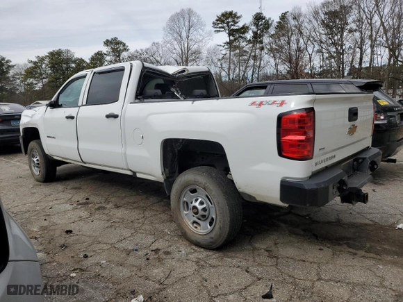 2016 Chevrolet Silverado 2500HD Work Truck with VIN 1GC1KUEG7GF279630, listed as a Copart auction lot 42163145 with 138,692 mi miles and Salvage Title. Bid and sale history available at carsss.com. Image 2.