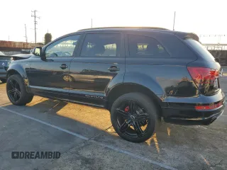 2015 Audi Q7 3.0T S line Prestige with VIN WA1DGBFE9FD005673, listed as a Copart auction lot 43054265 with 143,210 mi miles and Salvage Title. Bid and sale history available at carsss.com. Image 2.