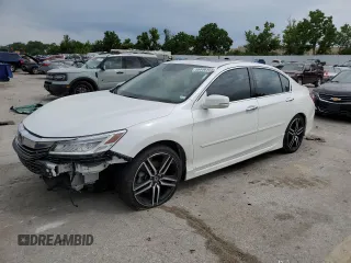 2017 Honda Accord Touring with VIN 1HGCR3F97HA019906, listed as a Copart auction lot 59490305 with 111,362 mi miles and Salvage title. Bid and sale history available at DreamBid. Image 1.