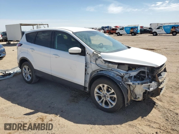 2017 Ford Escape SE with VIN 1FMCU0GD0HUC77693, listed as a Copart auction lot 52730455 with 90,220 mi miles and Salvage Title. Bid and sale history available at carsss.com. Image 4.