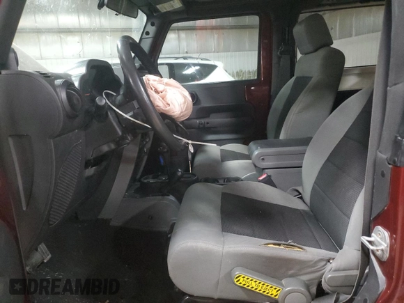 2008 Jeep Wrangler X with VIN 1J4FA24178L598825, listed as a Copart auction lot 59127274 with 189,899 mi miles and Salvage Title. Bid and sale history available at DreamBid. Image 7.