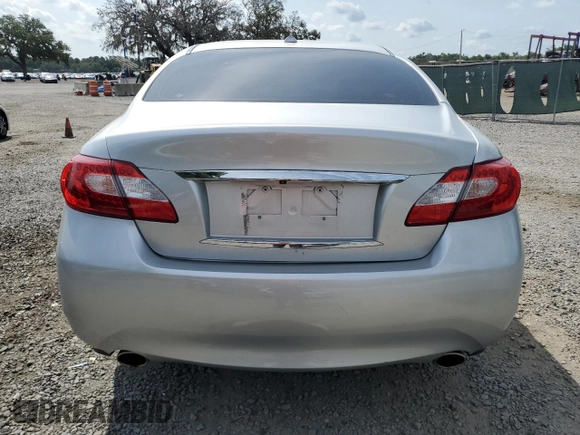 2012 Infiniti M z VIN JN1BY1AP0CM334810, wystawiony jako Copart lot #58928625 z przebiegiem Nie podano mil oraz Szkoda całkowita • Salvage title. Historia ofert i sprzedaży dostępna na DreamBid. Obrazek 6.
