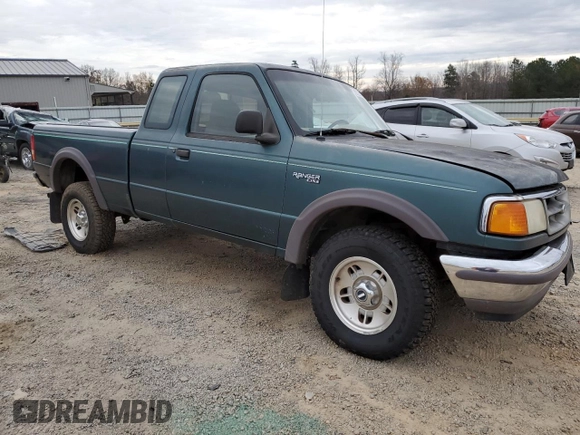 1997 Ford Ranger XLT with VIN 1FTDR15X9VTA52736, listed as a Copart auction lot 82224864 with 97,461 mi miles and Salvage Title. Bid and sale history available at carsss.com. Image 4.