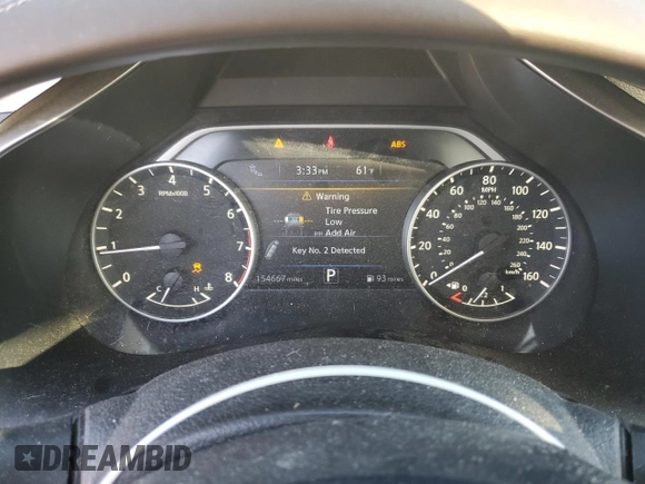 2015 Nissan Murano Platinum with VIN 5N1AZ2MH7FN205408, listed as a Copart auction lot 48922835 with 154,667 mi miles and Salvage Title. Bid and sale history available at DreamBid. Image 9.