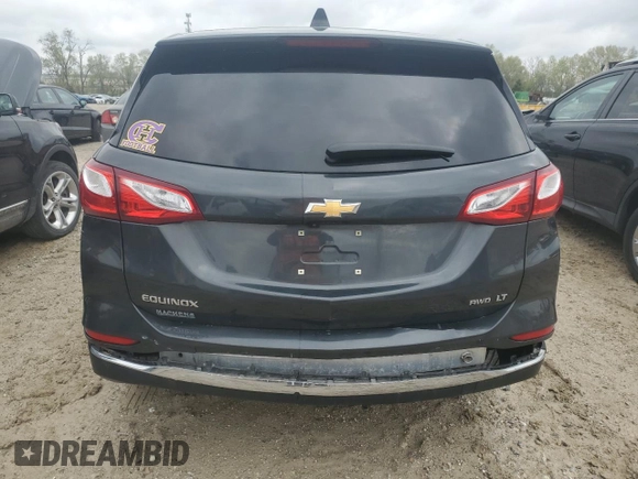 2020 Chevrolet Equinox LT with VIN 2GNAXUEV3L6112287, listed as a Copart auction lot 53550415 with 103,925 mi miles and Salvage Title. Bid and sale history available at DreamBid. Image 6.