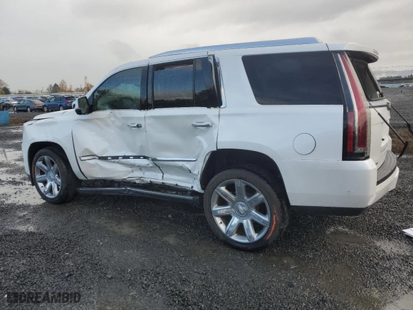 2018 Cadillac Escalade Premium Luxury with VIN 1GYS4CKJXJR243584, listed as a Copart auction lot 81556924 with 0 mi miles and Salvage Title. Bid and sale history available at carsss.com. Image 2.