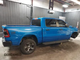 2023 Ram 1500 Big Horn with VIN 1C6SRFFT1PN523907, listed as a IAAI auction lot 41622565 with 24,196 mi miles and . Bid and sale history available at DreamBid. Image 14.
