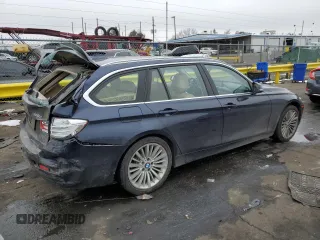 2014 BMW 3 Series 328d xDrive with VIN WBA3K5C52EK300109, listed as a Copart auction lot 45592635 with 103,538 mi miles and Salvage title. Bid and sale history available at DreamBid. Image 3.