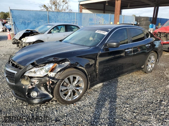 2011 Infiniti M37 with VIN JN1BY1AP0BM326172, listed as a Copart auction lot 86493184 with 175,156 mi miles and Salvage Title. Bid and sale history available at carsss.com. Image 1.