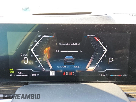 2025 BMW X6 xDrive40i z VIN 5UX33EX02S9W99295, wystawiony jako Copart lot #56997185 z przebiegiem 31 308 mil mil oraz Czysty tytuł • Clean title. Historia ofert i sprzedaży dostępna na DreamBid. Obrazek 9.