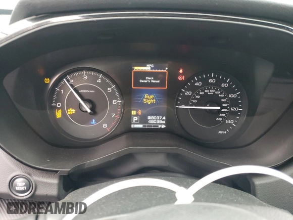 2021 Subaru Impreza with VIN 4S3GTAB64M3703750, listed as a Copart auction lot 55488495 with 48,039 mi miles and Salvage title. Bid and sale history available at DreamBid. Image 9.