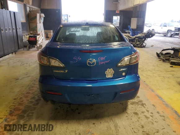 2012 Mazda 3 i Grand Touring with VIN JM1BL1W78C1609667, listed as a Copart auction lot 86858354 with 197,329 mi miles and Non repairable. Bid and sale history available at DreamBid. Image 6.