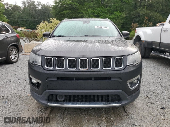2021 Jeep Compass Limited with VIN 3C4NJCCB3MT514239, listed as a Copart auction lot 53921125 with 123,170 mi miles and Clean Title. Bid and sale history available at carsss.com. Image 5.