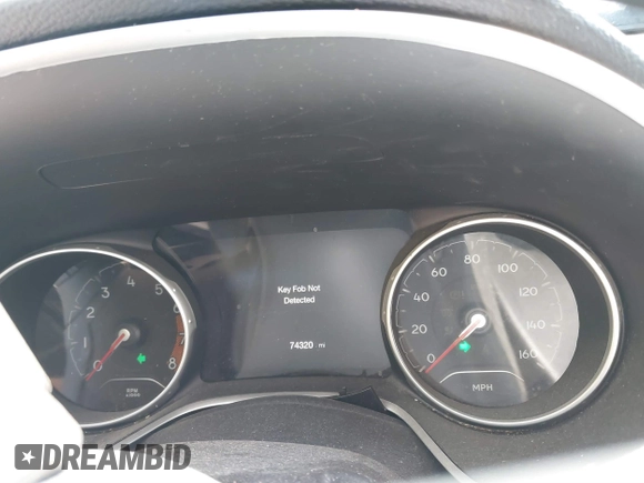 2018 Jeep Compass Latitude with VIN 3C4NJCBB7JT327275, listed as a IAAI auction lot 40176960 with 74,320 mi miles. Bid and sale history available at carsss.com. Image 7.