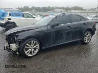 2008 Lexus IS 250 with VIN JTHBK262482073880, listed as a Copart auction lot 58174505 with 176,582 mi miles and Salvage title. Bid and sale history available at DreamBid. Image 1.