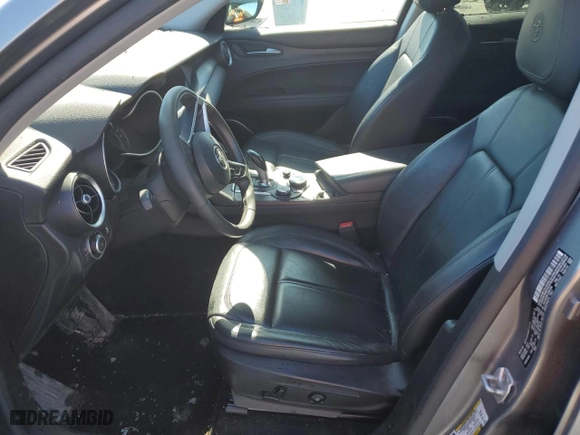 2018 Alfa Romeo Stelvio with VIN ZASFAKANXJ7B82786, listed as a Copart auction lot 47867385 with 82,629 mi miles and Salvage Title. Bid and sale history available at carsss.com. Image 7.