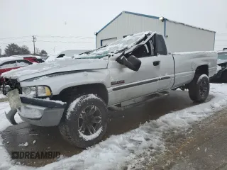 2002 Dodge 2500 with VIN 3B7KF23672M264755, listed as a Copart auction lot 43369595 with Not Provided miles and Salvage Title. Bid and sale history available at carsss.com. Image 1.
