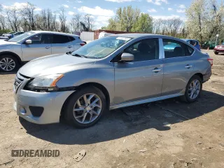 2014 Nissan Sentra S with VIN 3N1AB7AP8EL646015, listed as a Copart auction lot 51787765 with 176,076 mi miles and Salvage Title. Bid and sale history available at DreamBid. Image 1.