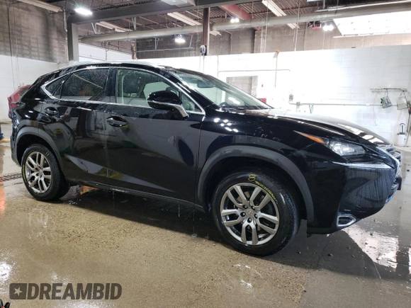 2016 Lexus NX 200t with VIN JTJBARBZ3G2055821, listed as a Copart auction lot 53567455 with 52,458 mi miles and Salvage title. Bid and sale history available at DreamBid. Image 4.