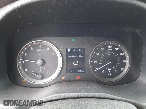 2017 Hyundai Tucson Sport with VIN KM8J3CA28HU505832, listed as a Copart auction lot 50848335 with 70,949 mi miles and Salvage Title. Bid and sale history available at DreamBid. Image 9.