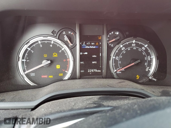 2023 Toyota 4Runner TRD Pro with VIN JTELU5JR4P6140079, listed as a Copart auction lot 42431125 with 22,979 mi miles and Salvage title. Bid and sale history available at DreamBid. Image 9.