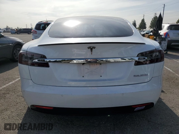 2019 Tesla Model S 100D with VIN 5YJSA1E44KF335113, listed as a Copart auction lot 82936844 with 89,770 mi miles and Salvage title. Bid and sale history available at DreamBid. Image 6.