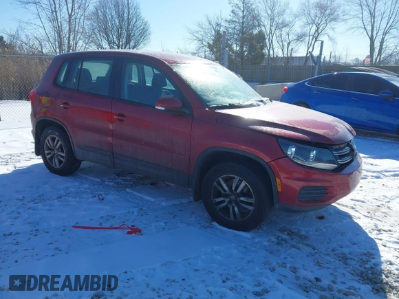 2013 Volkswagen Tiguan S with VIN WVGAV3AX2DW063067, listed as a IAAI auction lot 41638749 with 150,115 mi miles and . Bid and sale history available at DreamBid. Image 1.
