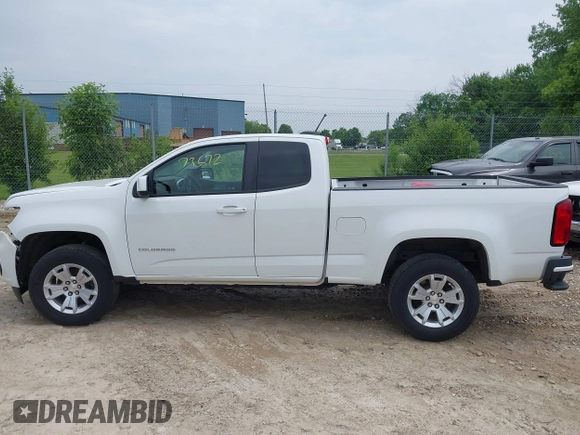 2021 Chevrolet Colorado 2WD LT with VIN 1GCHSCEA8M1205131, listed as a IAAI auction lot 42273672 with 84,711 mi miles and . Bid and sale history available at DreamBid. Image 15.