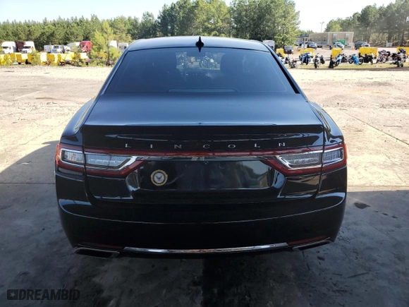 2019 Lincoln Continental Standard with VIN 1LN6L9PK4K5607095, listed as a Copart auction lot 59131744 with 112,496 mi miles and Salvage Title. Bid and sale history available at carsss.com. Image 6.