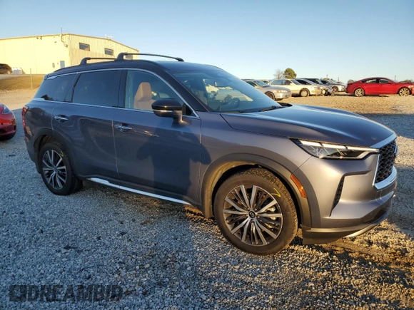 2023 Infiniti QX60 Autograph z VIN 5N1DL1HU0PC349220, wystawiony jako Copart lot #85765684 z przebiegiem 31 544 mil mil oraz Szkoda całkowita • Salvage title. Historia ofert i sprzedaży dostępna na DreamBid. Obrazek 4.