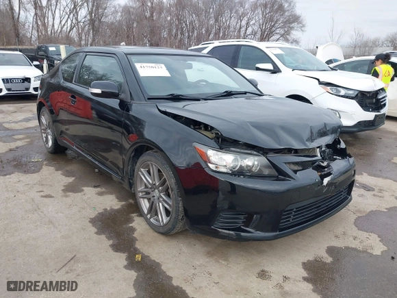 2012 Scion tC with VIN JTKJF5C72C3024241, listed as a IAAI auction lot 41750123 with 136,695 mi miles. Bid and sale history available at carsss.com. Image 1.