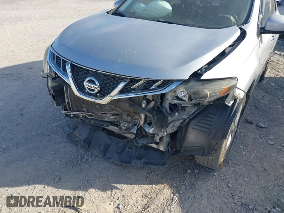 2013 Nissan Murano SV with VIN JN8AZ1MW2DW300287, listed as a IAAI auction lot 41668331 with 71,099 mi miles. Bid and sale history available at carsss.com. Image 6.