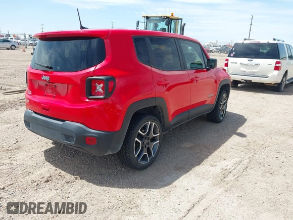 2021 Jeep Renegade Upland with VIN ZACNJDAB4MPM26829, listed as a IAAI auction lot 42261361 with 16,417 mi miles and . Bid and sale history available at DreamBid. Image 4.